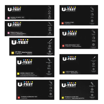 Full Female U-Test MOT Bundle Test Kit | x9 At-Home Tests