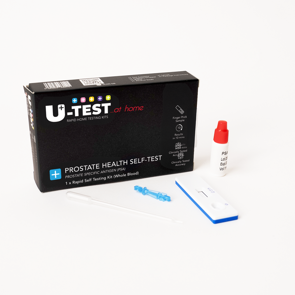 Prostate Screening Test Prostate PSA Test Kit | At-Home Screening | Clinically Approved – U-Test UK
