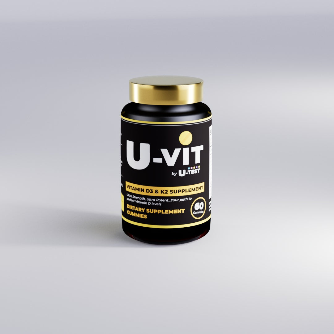 U-VIT by U-Test Vitamin D and K2 Gummies