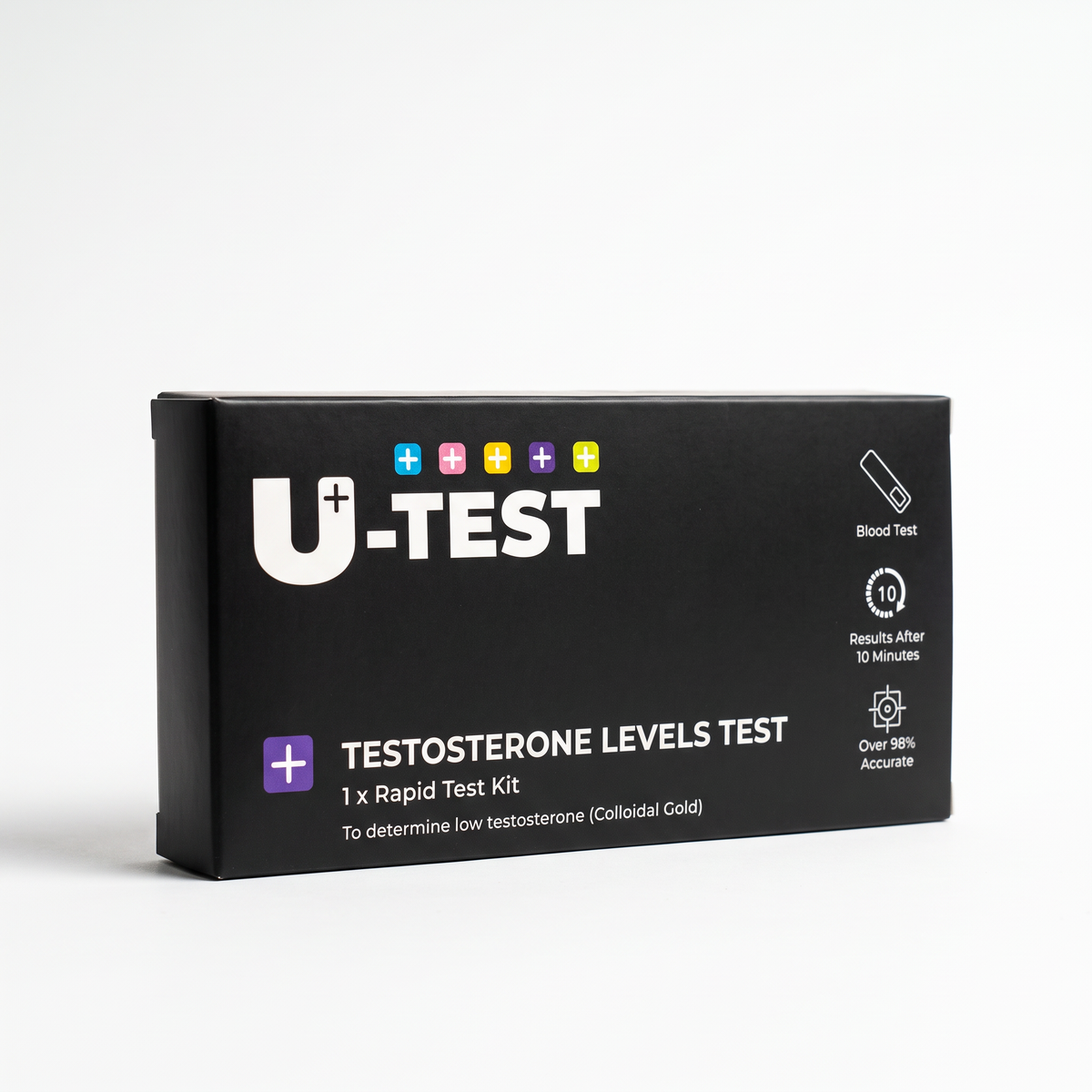 U-Test Testosterone Levels Test Kit – at-home rapid test kit with results in 10 minutes