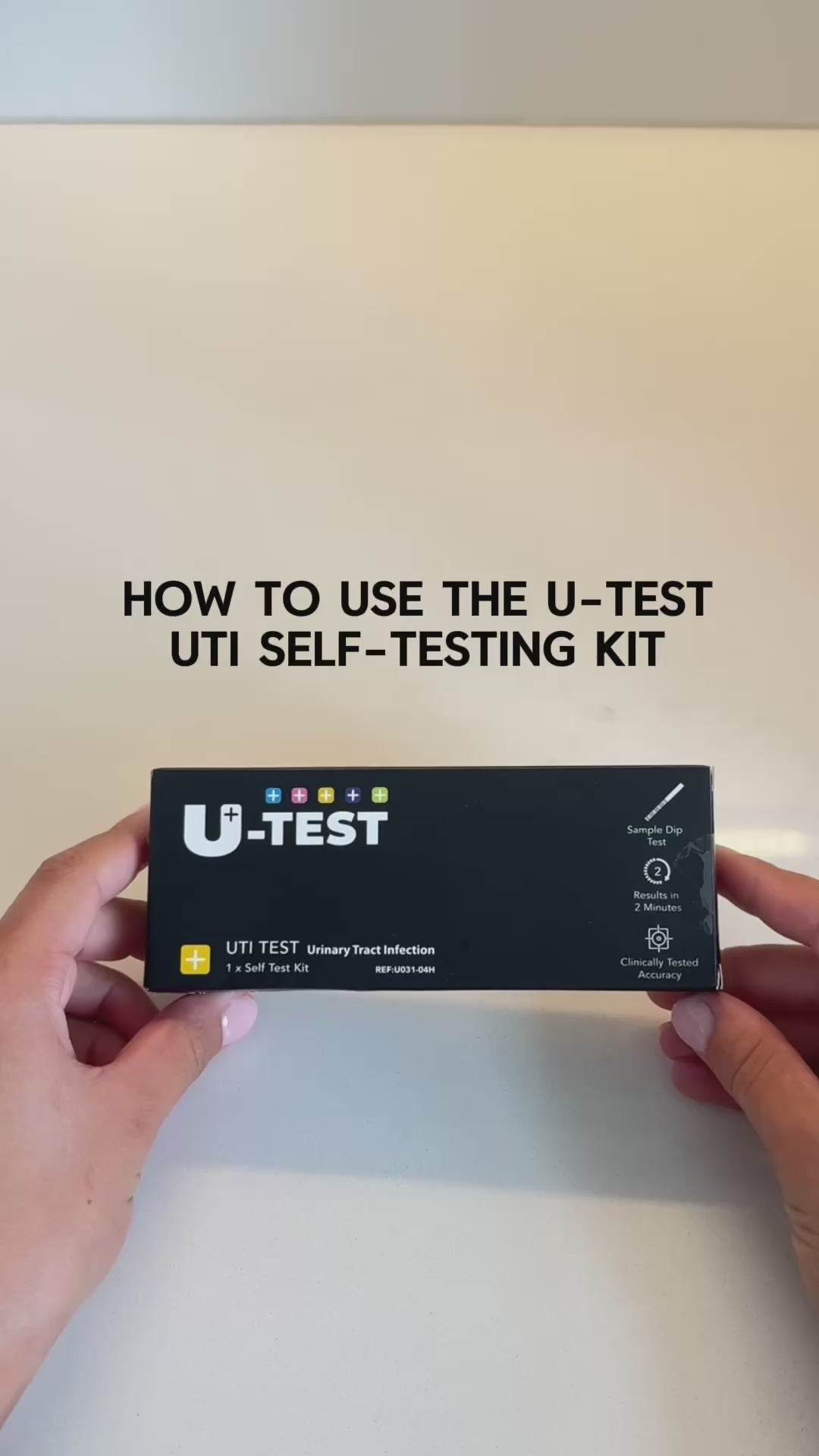 Load video: UTI Test Kit | At-Home UTI Test