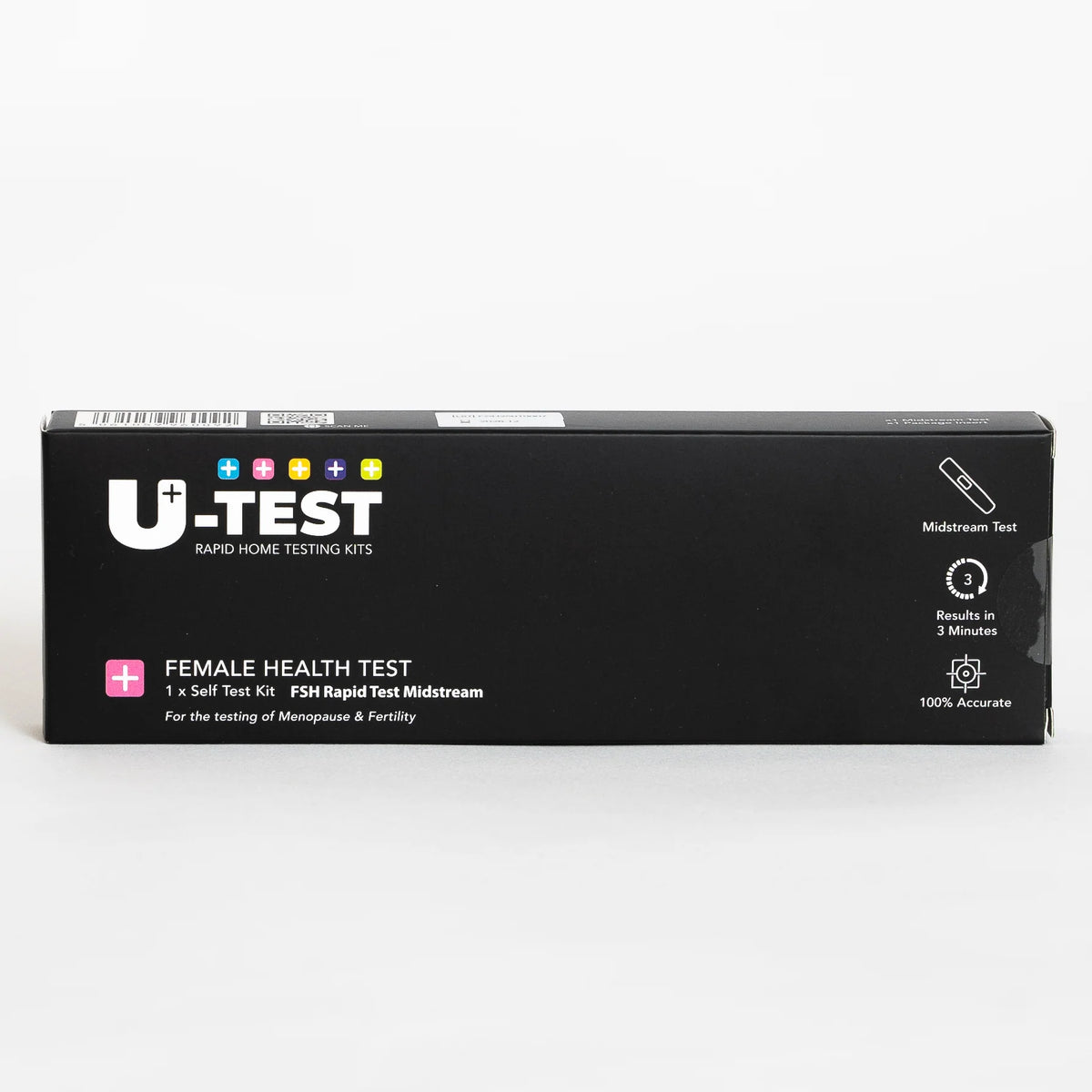 U-Test Female FSH Health Test box included in the Women's Health Bundle.