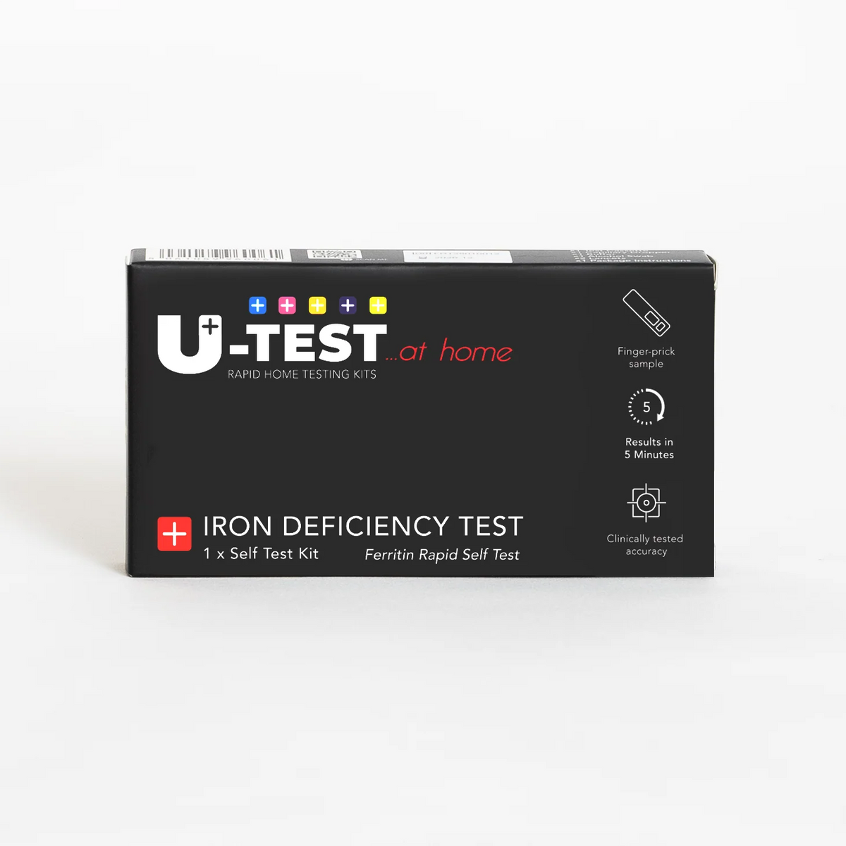 U-Test Iron Deficiency ferritin self-test box included in the Women's Health Bundle.